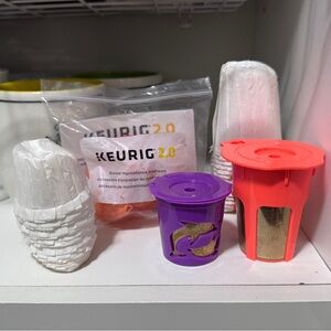 2/$20 ☕️ Keurig 2.0 Reusable Coffee Filter & Maintenance Set